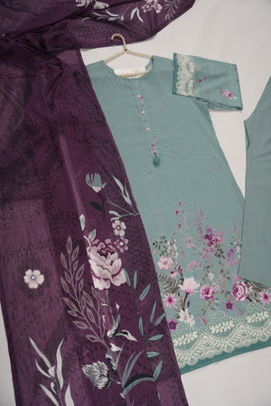 SadaBahar Originals  - Exclusive Lawn  Outfit with Dupatta - Ready to Wear SD463