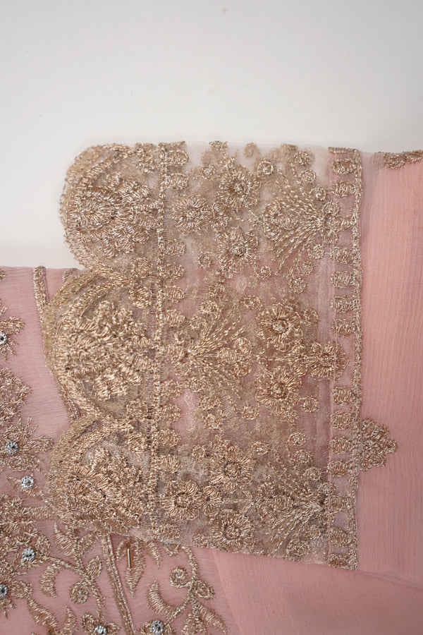 Chiffon Budget Wear Suit with Chiffon Dupatta - Ready to Wear - PD006