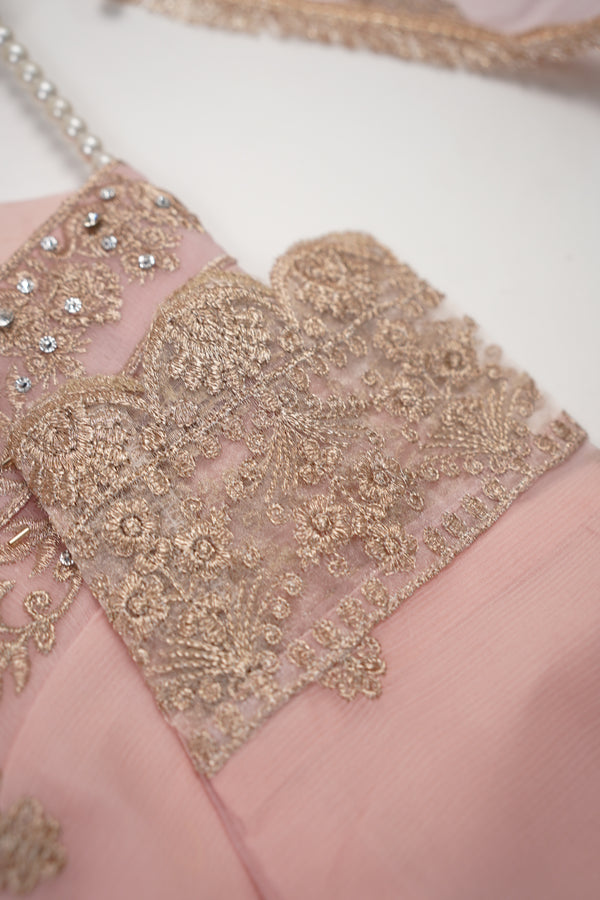 Chiffon Budget Wear Suit with Chiffon Dupatta - Ready to Wear - PD006