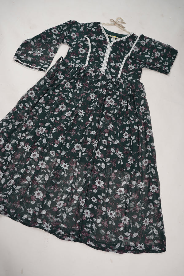 Lyra - Printed Chiffon Maxi - Ready to Wear  - MK001