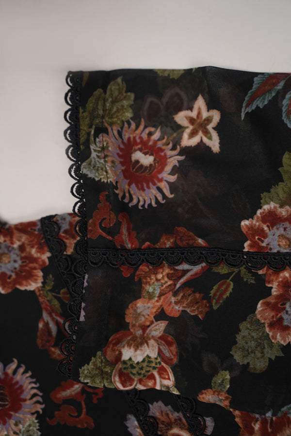Lyra - Printed Chiffon Maxi - Ready to Wear  - MK005