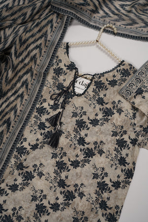 Bin Saeed Originals - Exclusive Lawn Outfit with Dupatta - Ready to Wear - SD297