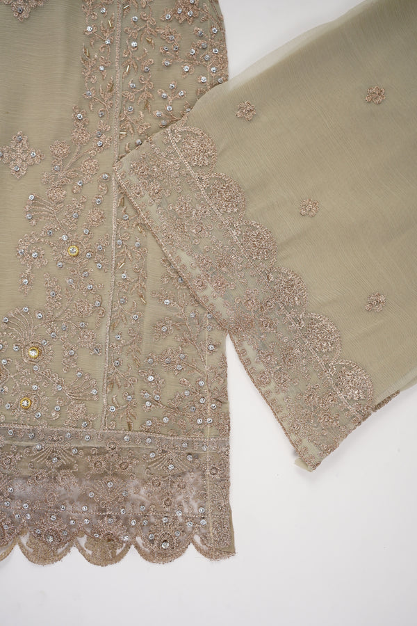 Chiffon Budget Wear Suit with Chiffon Dupatta - Ready to Wear - PD004