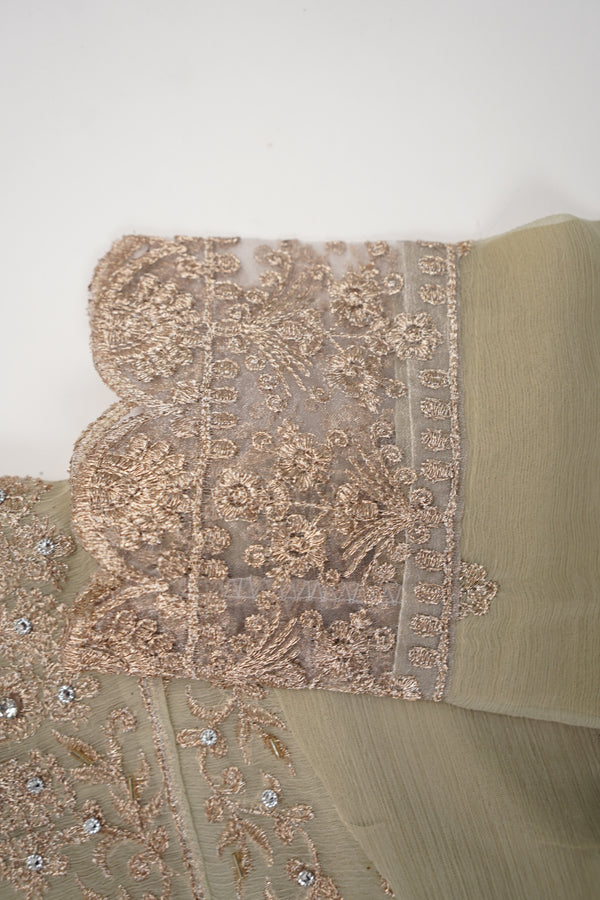 Chiffon Budget Wear Suit with Chiffon Dupatta - Ready to Wear - PD004