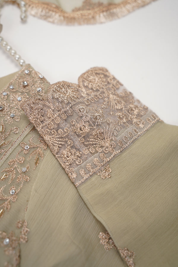 Chiffon Budget Wear Suit with Chiffon Dupatta - Ready to Wear - PD004
