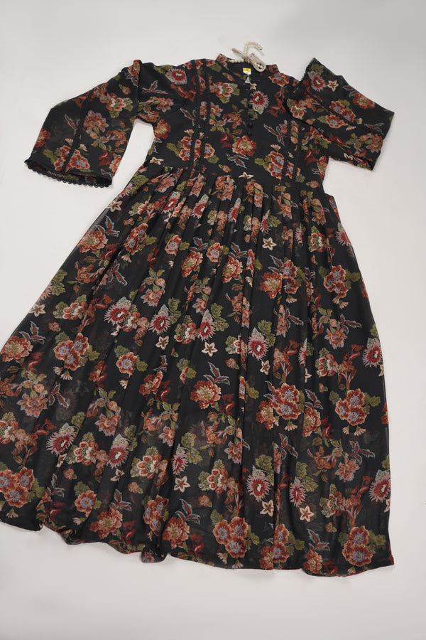 Lyra - Printed Chiffon Maxi - Ready to Wear  - MK005