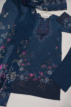 SadaBahar Originals - Exclusive Lawn  Outfit with Dupatta - Ready to Wear SD458