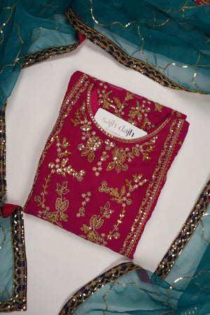 Husan e Jahan - Luxury Festive Collection - Ready to Wear - HEJ-V5-D4-SD
