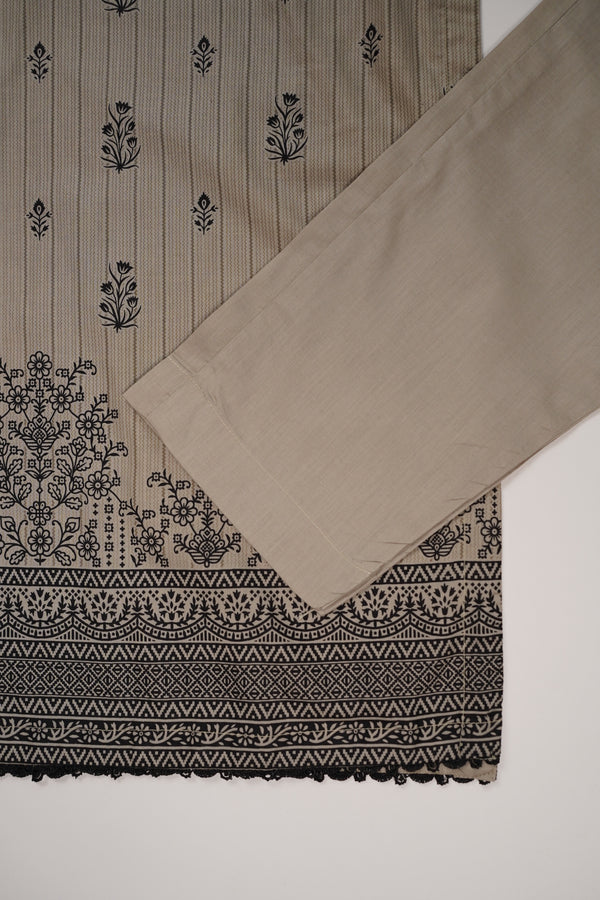 Rozi - Printed  cotton  Outfit With cotton Dupatta - Ready to Wear PD111