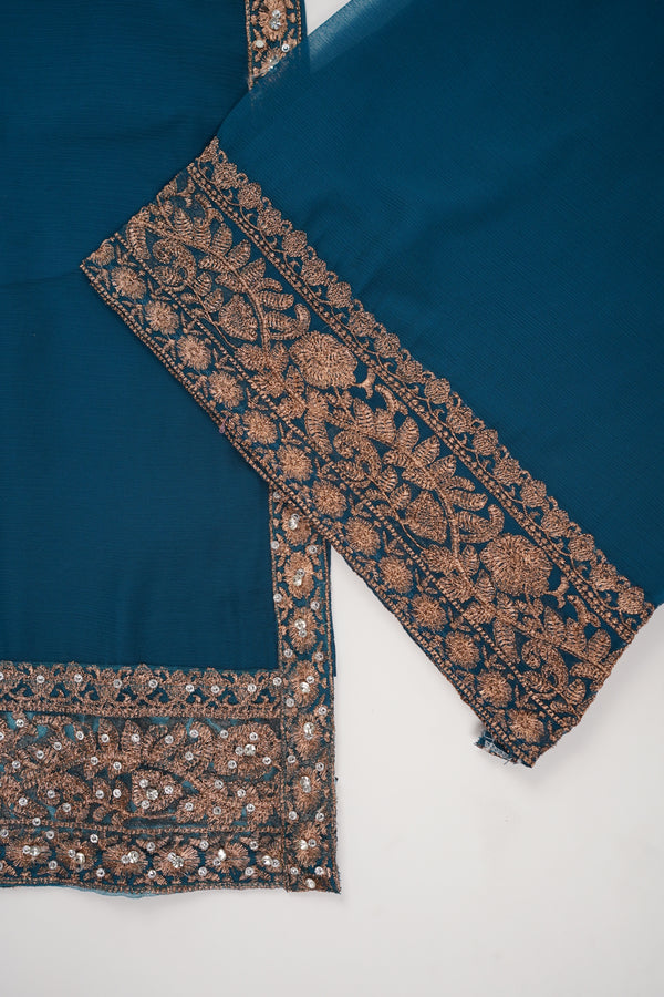 Mum and ME - Chiffon Budget Wear Suit with Chiffon Dupatta - Ready to Wear