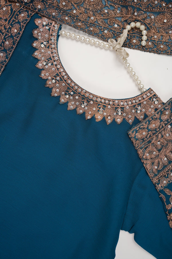 Mum and ME - Chiffon Budget Wear Suit with Chiffon Dupatta - Ready to Wear