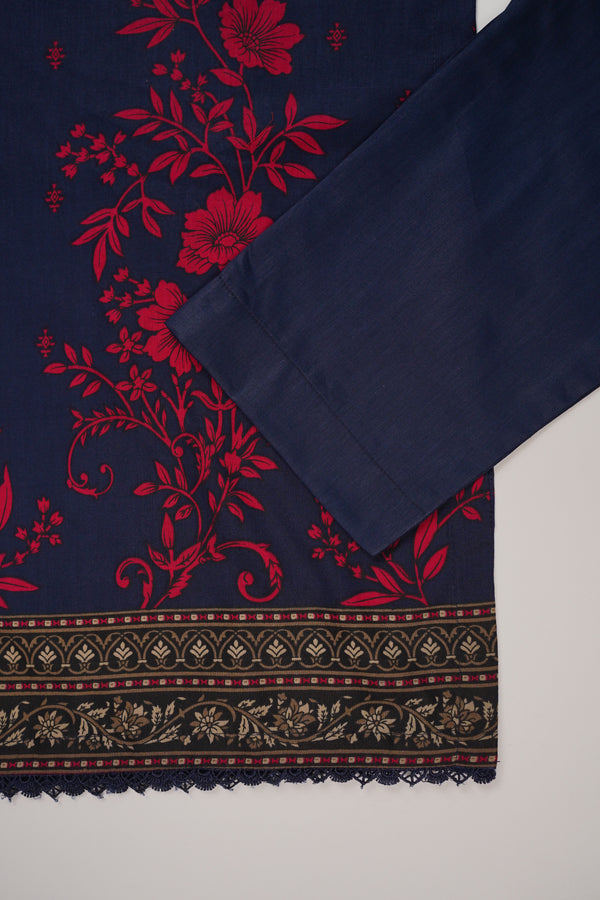 Rozi - Printed  cotton  Outfit With cotton Dupatta - Ready to Wear PD110