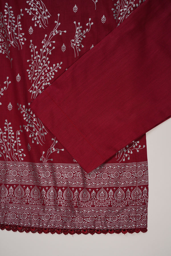 Rozi - Printed  cotton  Outfit With cotton Dupatta - Ready to Wear PD112