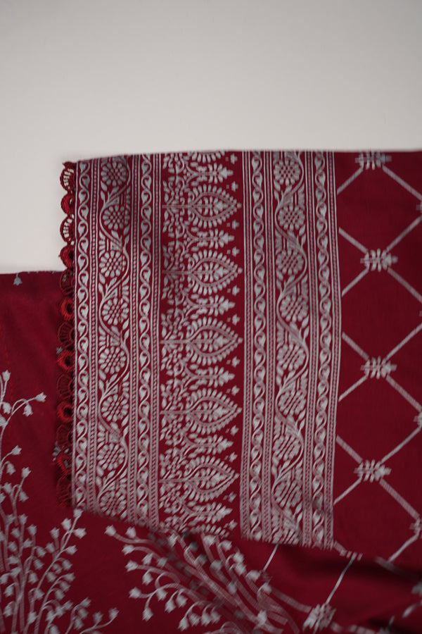 Rozi - Printed  cotton  Outfit With cotton Dupatta - Ready to Wear PD112