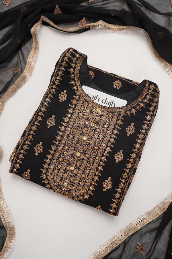 Chiffon Budget Wear Suit with Chiffon Dupatta - Ready to Wear - PD001