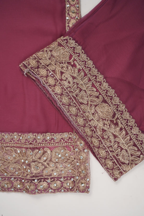 Chiffon Budget Wear Suit with Chiffon Dupatta - Ready to Wear