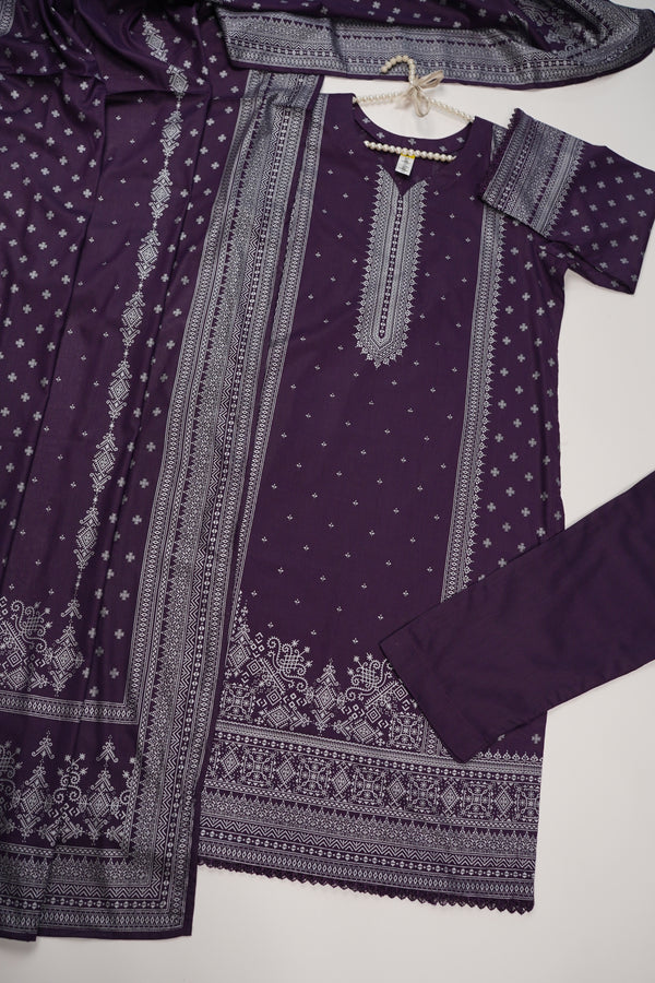 Rozi - Printed  cotton  Outfit With cotton Dupatta - Ready to Wear PD113 I