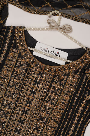 Husan e Jahan - Luxury Festive Collection with Gharara - Ready to Wear