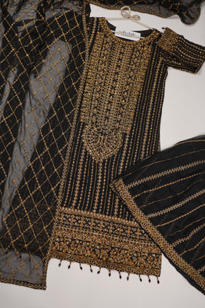 Husan e Jahan - Luxury Festive Collection with Gharara - Ready to Wear