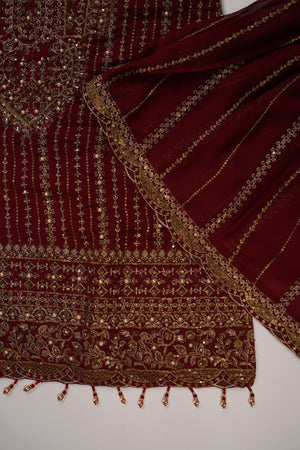 Husan e Jahan - Luxury Festive Collection with Gharara- Ready to Wear-SD