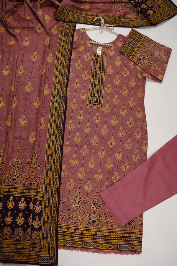 Rozi - Printed  cotton  Outfit With cotton Dupatta - Ready to Wear PD105