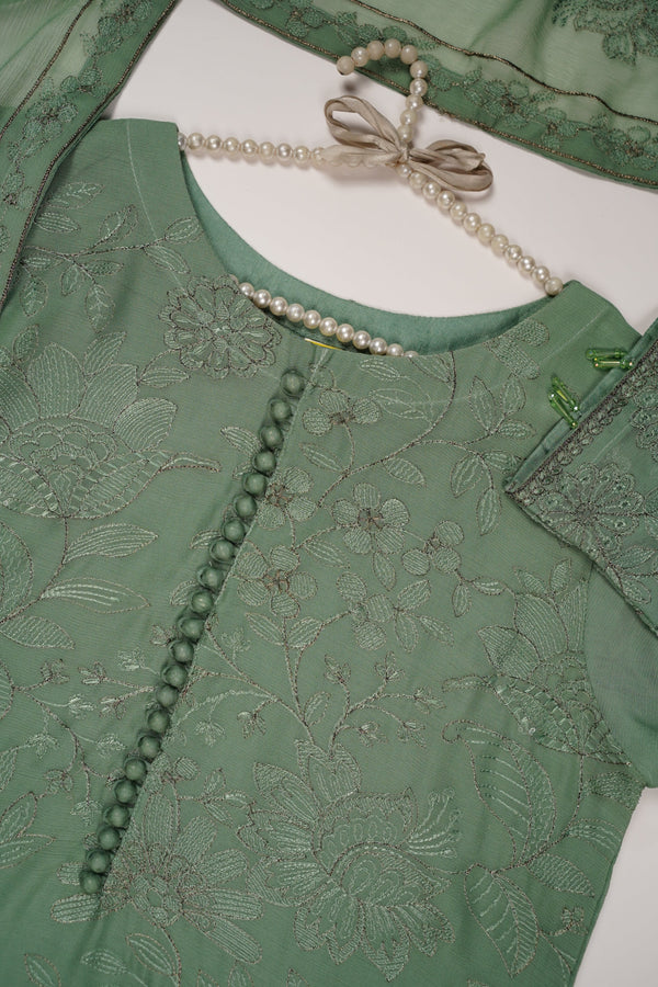Husan e Jahan - Luxury Chiffon Outfit with Chiffon Dupatta - Ready to Wear  - Hej-V5-D7