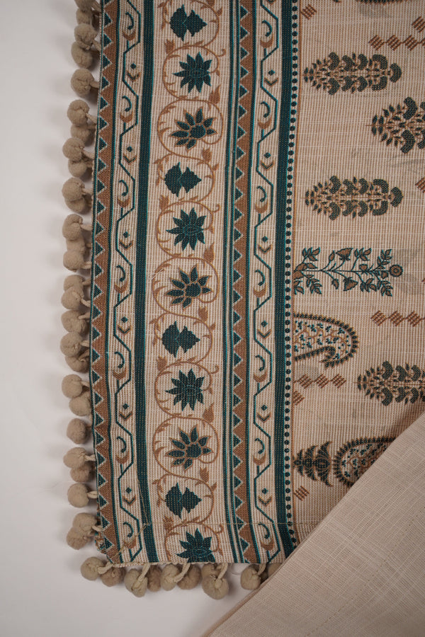 Rozi - Exclusive Khaddar Outfit with  Shawl - Ready to Wear - PD189
