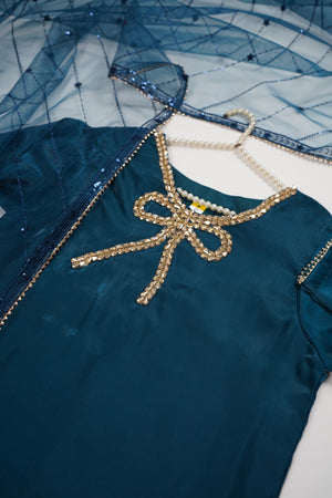 Khaas - Luxury Sheesha Silk Outfit - Ready to Wear SD554