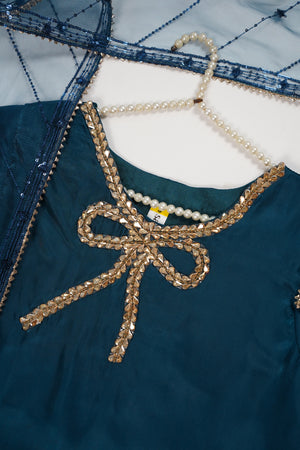 Khaas - Luxury Sheesha Silk Outfit - Ready to Wear SD554
