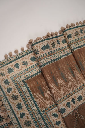 Rozi - Exclusive Khaddar Outfit with  Shawl - Ready to Wear - SB189