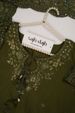 SadaBahar Originals  - Luxury Festive Collection With  Chiffon Dupatta  - Ready to Wear SD307