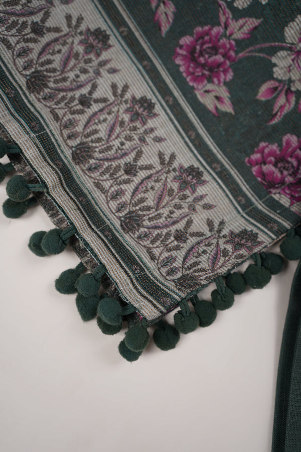 Rozi - Exclusive Khaddar Outfit with  Shawl - Ready to Wear - PD188