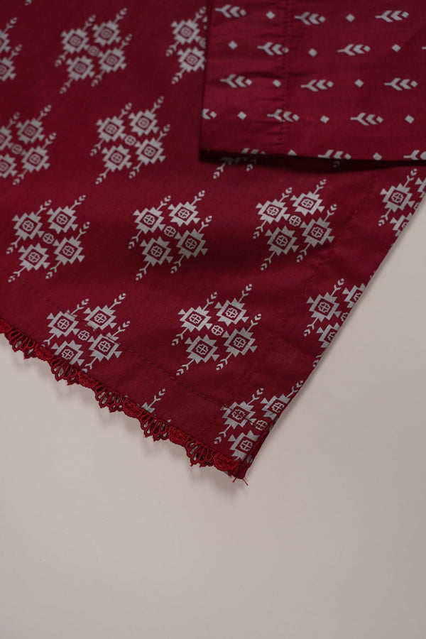 Rozi - Printed  cotton  Outfit - Ready to Wear PD119