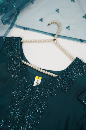 Khaas - Luxury Sheesha Silk Outfit - Ready to Wear SD555