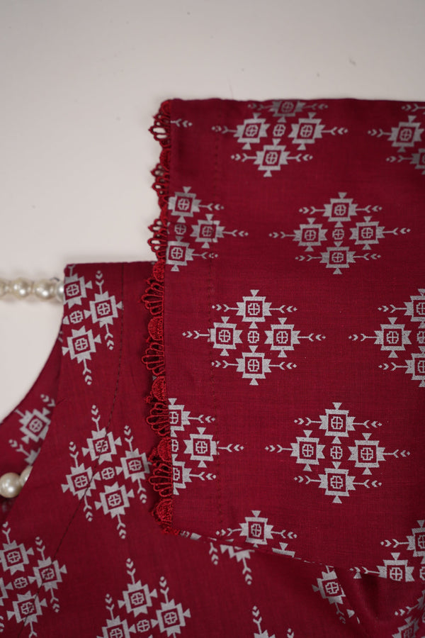 Rozi - Printed  cotton  Outfit - Ready to Wear PD119