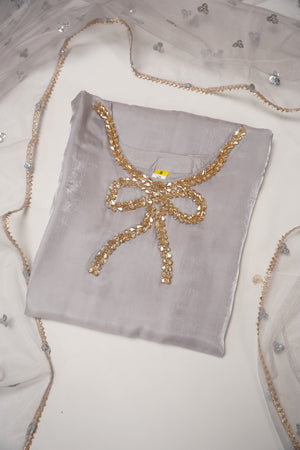 Khaas - Luxury Sheesha Silk Outfit - Ready to Wear SD477