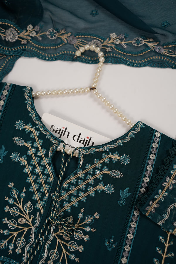 SadaBahar Originals  - Luxury Festive Collection With  Chiffon Dupatta  - Ready to Wear SD306