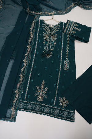 SadaBahar Originals  - Luxury Festive Collection With  Chiffon Dupatta  - Ready to Wear SD306