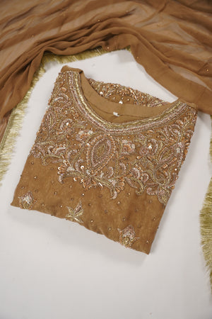Khaas - Luxury Organza Outfit with chiffon  Dupatta - Ready to Wear SD481
