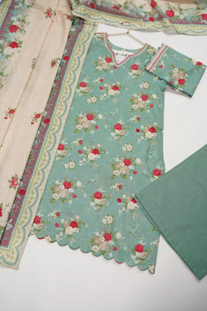 Bin Saeed Originals  - Exclusive Khaddar Outfit with  Shawl - Ready to Wear SD540