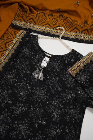 Bin Saeed Originals  - Exclusive Khaddar Outfit with  Shawl - Ready to Wear SD542