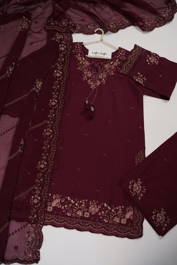 SadaBahar Originals  - Luxury Festive Collection With  Chiffon Dupatta  - Ready to Wear SD308