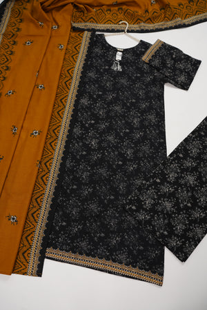 Bin Saeed Originals  - Exclusive Khaddar Outfit with  Shawl - Ready to Wear SD542