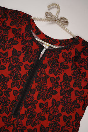 Rozi - Printed Viscose Outfit  - Ready to Wear PD117