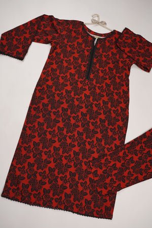 Rozi - Printed Viscose Outfit  - Ready to Wear PD117