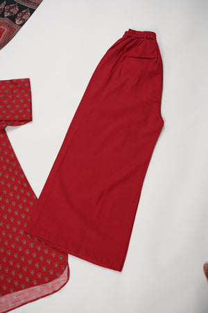 Bin Saeed Originals  - Exclusive Khaddar Outfit with  Shawl - Ready to Wear SD543