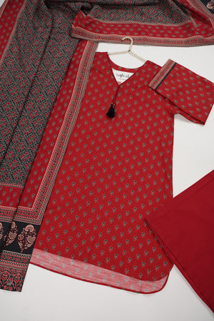Bin Saeed Originals  - Exclusive Khaddar Outfit with  Shawl - Ready to Wear SD543