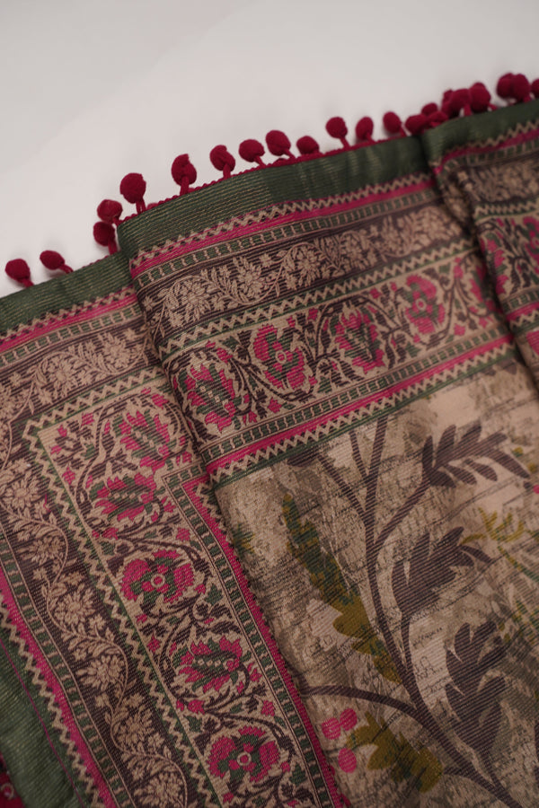 Rozi - Exclusive Khaddar Outfit with  Shawl - Ready to Wear - PD192