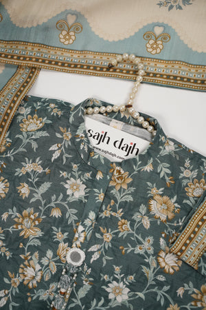 Bin Saeed Originals - Exclusive Khaddar Outfit with  Shawl - Ready to Wear SD548