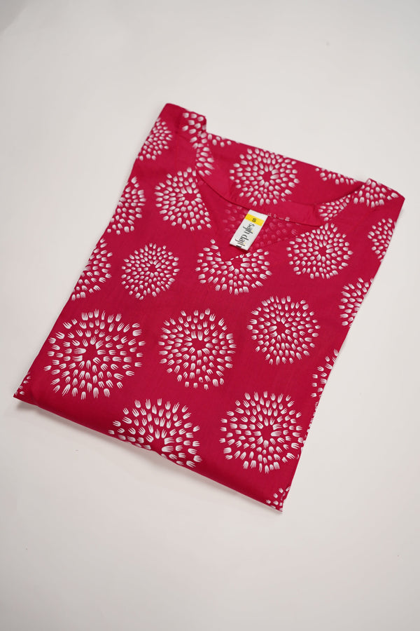 Rozi - Printed  cotton  Outfit - Ready to Wear PD118